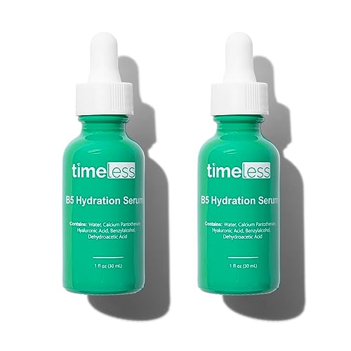 Timeless Skin Care Vitamin B5 Hydration Serum - 1 oz, 2 Pack - Lightweight & Oil-Free - For All Skin Types, Especially Oily & Sensitive