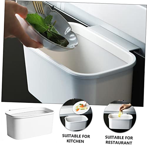 Set de 2 Canecas de Basura Colgantes Blancas para Cocina miniatura 6