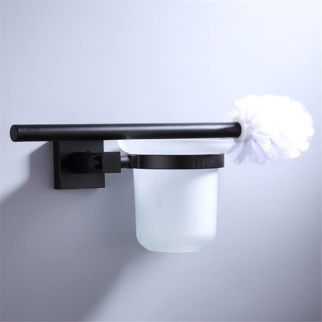 55Cm Matte Black Double Towel Bars Bathroom Towel Hanger Aluminum Bathroom Accessories Towel Rack Towel Ring