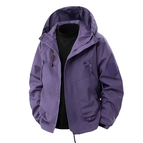 Chaqueta de verano transpirable para protegerse de la lluvia fina en caminatas de montaña 4