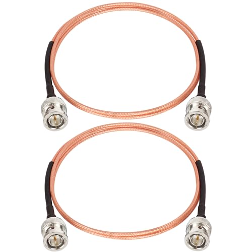 Image of XRDS - RF Flexible HD-SDI Cable, 3ft, 75 Ohm RG179 Extention Cable, 4K Ready, Supports 3G HD /SD-SDI Equipment, 2-Pack (BNC-BNC)