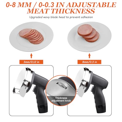 Cortadora eléctrica para kebab 60KG, 8mm, SDdPulse miniatura 5