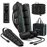 Edicare, Presoterapia para Casa Profesional con Cable – Drenaje Linfático Piernas, Brazo y Abdomen – Sistema Completo Presoterapia – Recuperación Muscular (Equipo Completo Talla: M)