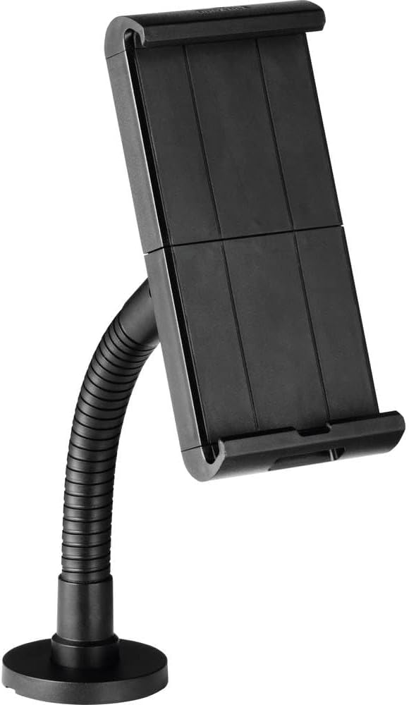 Durable Supporto per tablet da tavolo Tough, supporto tablet muro, braccio snodabile, ruotabile di 360°, porta tablet da 7" a 13", nero, 894401