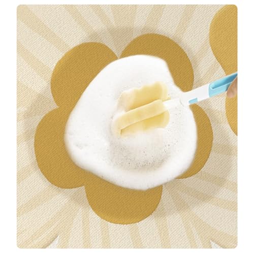 Tapis de douche diatomée fleur absorbant tapis de bain séchage rapide 40x60cm - 8