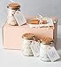 Jarful House Bath Salt Gift Set – Lavender, Rose & Herbal Spa Soaks – Epsom & Dead Sea Salt – Relaxing Aromatherapy Self Care Gift for Women – 3 x 6.5 oz with Muslin Bags & Scoop