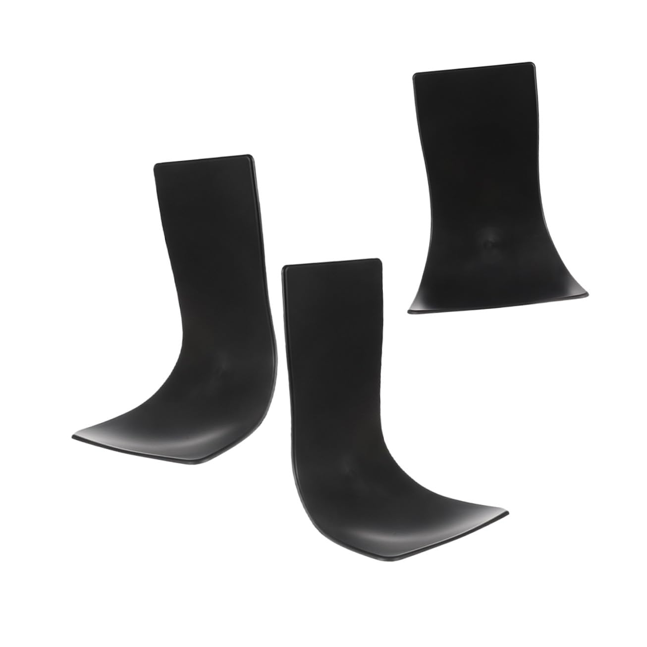 Gatuida Set 3 Pezzi Vassoio Antigoccia in Plastica per Dispenser Automatico di Sapone, Supporto Resistente Nero, Facile da Pulire e Previene Traboccamenti D'acqua
