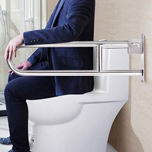 Maniglioni, Barra di Sostegno per disabili per la Sicurezza del Bagno di casa, Barre di Sostegno per Il Bagno Bianche, Maniglia Pieghevole per disabili per vasche da bagn