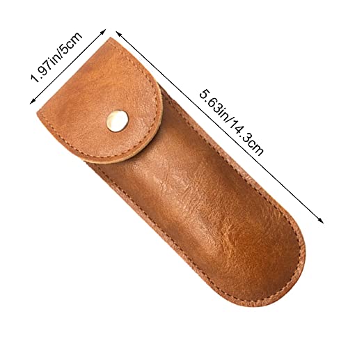 Wine Corkscrew Storage Bag Leather Wine Bottle Opener Storage Case Protective Bottle Opener Carry Case For Bartenders Barmans Waiters And More #TOP1