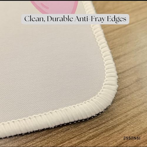 Image of Mouse Pad for Laptop & Desktop | 9x7 Inch Anti-Fray Stitched Edges | Non-Slip Rubber Base | Desk Setup Accessory for Students, Gamers & Professionals (Tiny but Deadly)