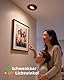 BOJIM LED Spots 230V Dimmbar für Bad IP44, Einbaustrahler LED Schwarz 68mm - 80mm Lochmaß, Deckenspots 7W, Warmweiß Kaltweiß Neutralweiß, Einbauleuchten Flach für Küche Wohnzimmer, 10er Set