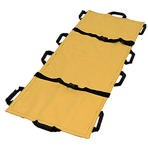 Portable Soft Stretcher with 10 Handles, Emergency Rescue Foldable Oxford Cloth Stretcher for Patient Transport Travel Size for Hospital Clinic Home Sports