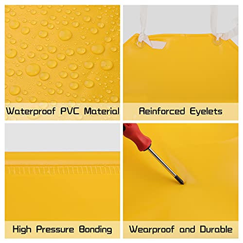Surblue Waterproof Rubber Vinyl Apron, 43
