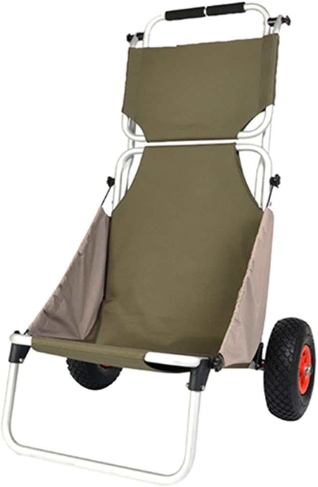 Home Garden Utility Wagon Cart Folding Shopping Trolley Portable for Camping and Fishing
