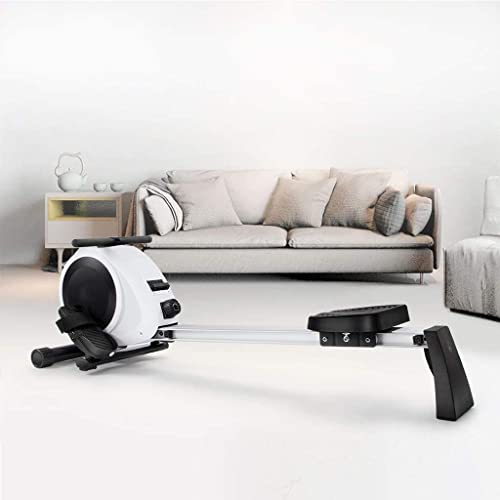 Image of Magnetic Rowing Machine 220 LB Weight Capacity Comfortable Seat Cushion /Rowing Machines for Home Use (White)