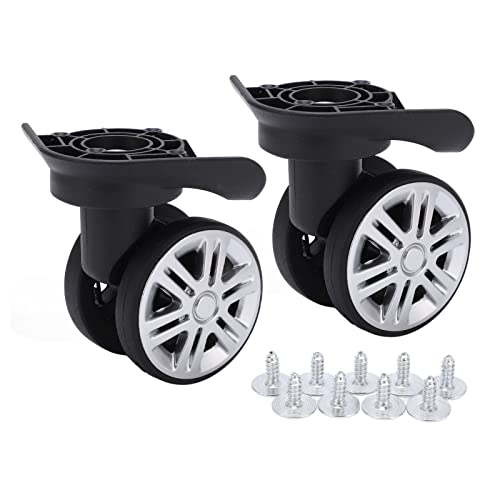 1 Pair Luggage Suitcase Wheels, Trunk Wheels, Luggage Wheel Spare Part Universal...