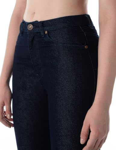 Image of INKD Women's Flared Bootcut Jeans - High-Rise | Enzyme Wash | Classic 5 Pocket Styling | Jeans for Women (Available in Plus Sizes)