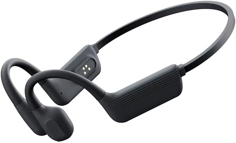 Swimming Headphones Underwater,IPX8 Waterproof, Bone Conduction Headphones, Open Ear with 32G MP3 Memory for Exercising (Kiwi)