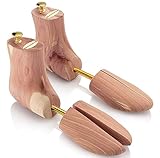 HOUNDSBAY Boot Tree, Cedar Boot Trees for Men, Boot Shoe Tree, Shoe & Boot Trees, Shoe Trees for Boots, Adjustable Split Toe Cedar Shoe Trees for Men Boots, Wood Cedar Boot Tree