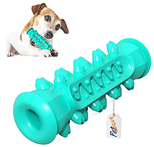 Image of PetVogue Dog Toothbrush Toy, Chew Toy for Small Medium Dogs, Teeth Cleaning Dental Care Natural Rubber Tough Durable, Dog Chew Toys, Toys for Small Medium and Large Dogs