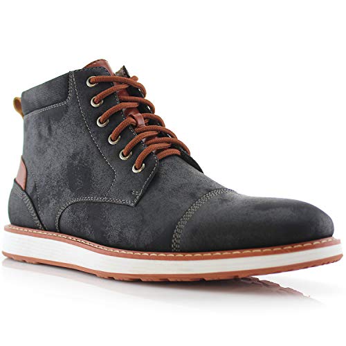 Image of Ferro Aldo Men's Chukka Sneaker Boot | Casual Cap Toe Ankle Boot Hybrid with Lightweight Sole |