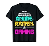 Este diseño de anime Ramen Gaming Gamer Lover con cita divertida es una idea sorpresa perfecta para los fans de estos pasatiempos y alimentos. Ideal para: