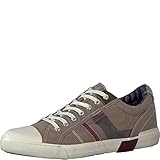 Weiches Obermaterial s.Oliver Herrenschuhe 5-5-13609-28 Modischer Herren Freizeitschuh, Sneaker, Textilschuh, Sommerschuh mit Schnürung beige (Sand), EU 44