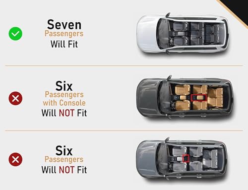 Image of Floor Mats for Jeep Grand Cherokee L 2021-2026 (ONLY for 7 Seaters Without Center Console) All Weather Custom Fit Car Floor Liners Trunk Mat Rubber Car Mats