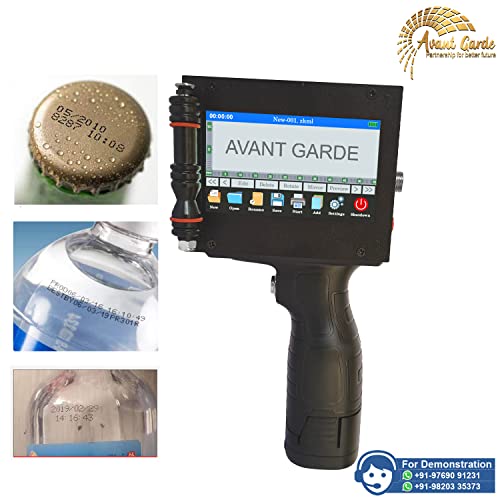 Avant Garde 12.7mm Handheld Industrial Thermal Inkjet Printer with Premium Solvent Cartridge || Print Height Upto 12.7mm (Print MRP, EXP, MFG,... - Image 5