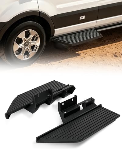 Image of MELIPRON Running Board Steps Fit for 2018-2023 Ford Transit 150 250 350