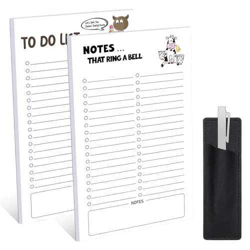 Bloc-notes liste de courses aimanté Thboxes to do list frigo 2 pièces