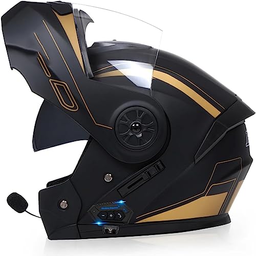 Adulte Bluetooth Modulable Casque Moto Homme Et Femme ECE Homologué...
