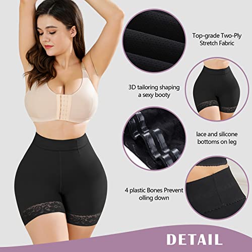 KELLYLEE Tummy Control Underwear Shorts for Women High Waisted Shapewear Butt Lifter Panties High-Waisted Body Shaper Shorts3