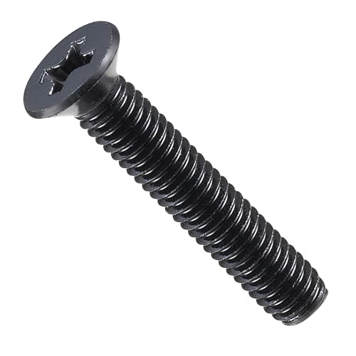 Entaniya ミリネジ 黒ステンレス 十字穴付き皿小ネジ M4-0.7 (5本入り) 【MCCHBS-M4-0.7】 (22mm)