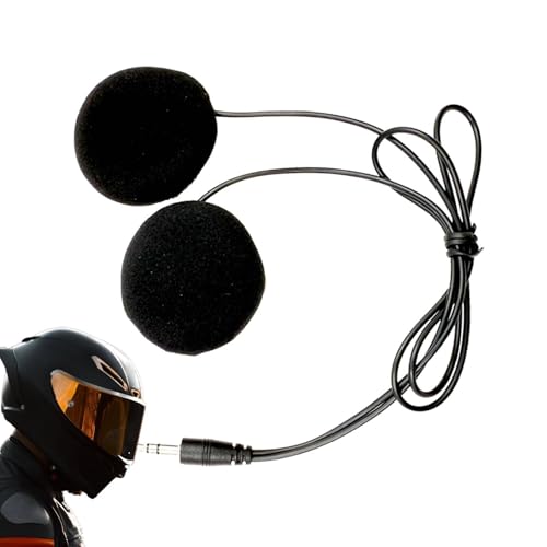 Auriculares Estéreo Para Casco - Auriculares Para Casco | Suministros Deportivos Contestador De Automóviles, Bicicletas Deportivas De Montaña, Esquí, Moto De Cross, Snowboard, Aventuras Al Aire L