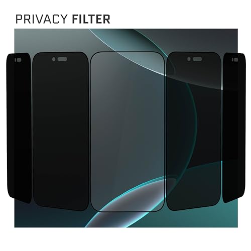 Image of Ghostek Tempered Glass Screen Protector Designed for Apple iPhone Air (2-Pack) - Privacy