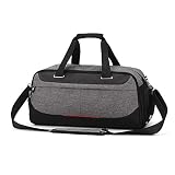 HEMFV Gym Bag Water Resistant Sports Gym Travel Weekender Duffel Bag with Shoe Compartment (Color :