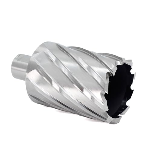 Image of OSCARBIDE 1-13/16"x2 Annular Cutter,3/4 inch Weldon Shank,1-13/16 inch Cutting Diameter,2 inch Depth of Cut,2 Flat Mag Drill Bit with Pilot Pin for Magnetic Drill Press,1 Piece