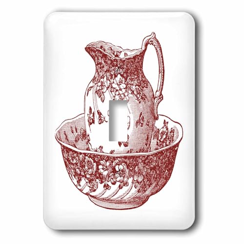Interrupteur à bascule simple Rouge 3dRose commande lumineuse unitaire - 2