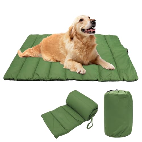 Gohytal Hundedecke Waschbares, 110 x 68cm Hundematte Komfort und Weiches Wasserdichtes Hundebett, Hundekissen für Reise Camping Outdoor Hundematte für Kleine, Mittelgroße Hunde