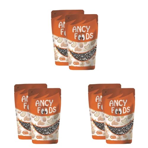Image of Ancy Foods Dried Fruits Nuts And Seeds (Chia Seeds, 500g (2x250g)) (Pack of 3)