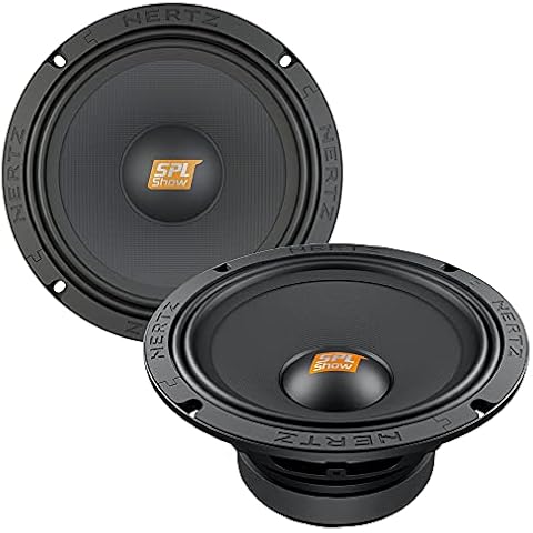 Hertz SPL Show Series SV-2001 8 in. (200mm) SPL 4-Ohm Midrange Speakers (Pair) Cover