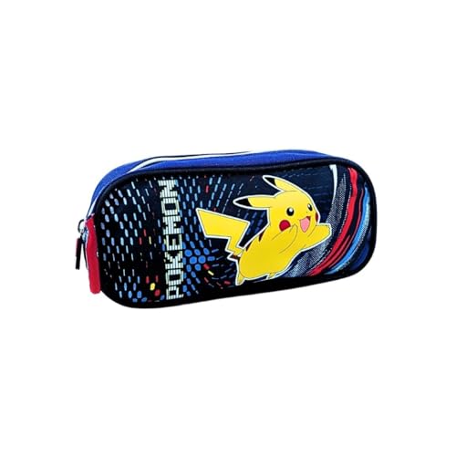 mybagstory - Trousse – Pokémon – Trousse Un Compartiment - Enfant - Ecole - Maternelle - Garderie - Trousse Garcon – Taille 23 cm - Idée Cadeau