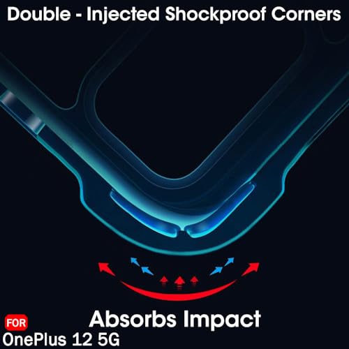 Image of TheGiftKart Crystal Clear Back Cover Case for OnePlus 12 5G | Shock Proof 360 Protection | Hard Clear Back Cover Case for OnePlus 12 5G (PC & TPU, Transparent Bumper)