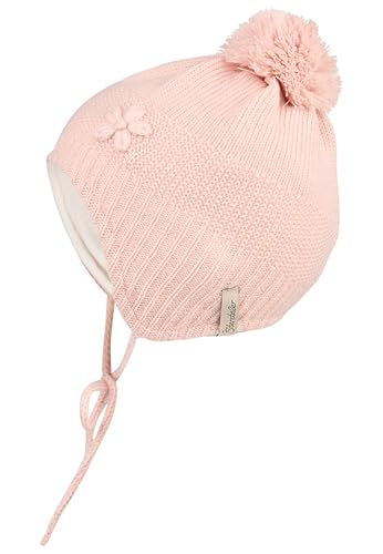 Boina niñas Sterntaler gorro de punto con pompón para frío ropa de abrigo infantil 3