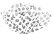 Flexicore Packaging | Metallic Silver Polka Dot Gift Wrap Tissue Paper | Size: 15 Inch X 20 Inch | Count: 10 Sheets | Color: Silver| DIY Craft, Art, Wrapping, Decorations