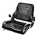 VEVOR Universal Forklift Seat, Tractor Seat with Adjustable Backrest & Safety Belt, Secure Micro Switch Design, Wear-Resistant PVC Mower Seat for Tractor Excavator, Skid Loader