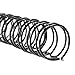 NEW - WireBind Spines, 3/8" Diameter, 75 Sheet Capacity, Black, 100/Box - 9775018