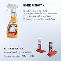 SONAX HighSpeedWax (500 ml) blitzschnelle, hochwirksame Reinigungs- und Konservierungsemulsion für jeden Lacktyp | Art-Nr. 02882000 – Ansicht 3