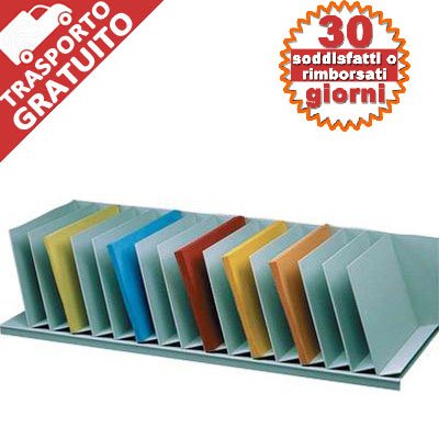 PAPERFLOW Reggilibri con separatori fissi